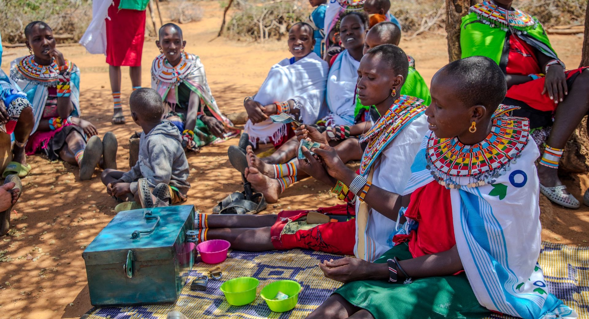 Mother support group meeting in Kenya