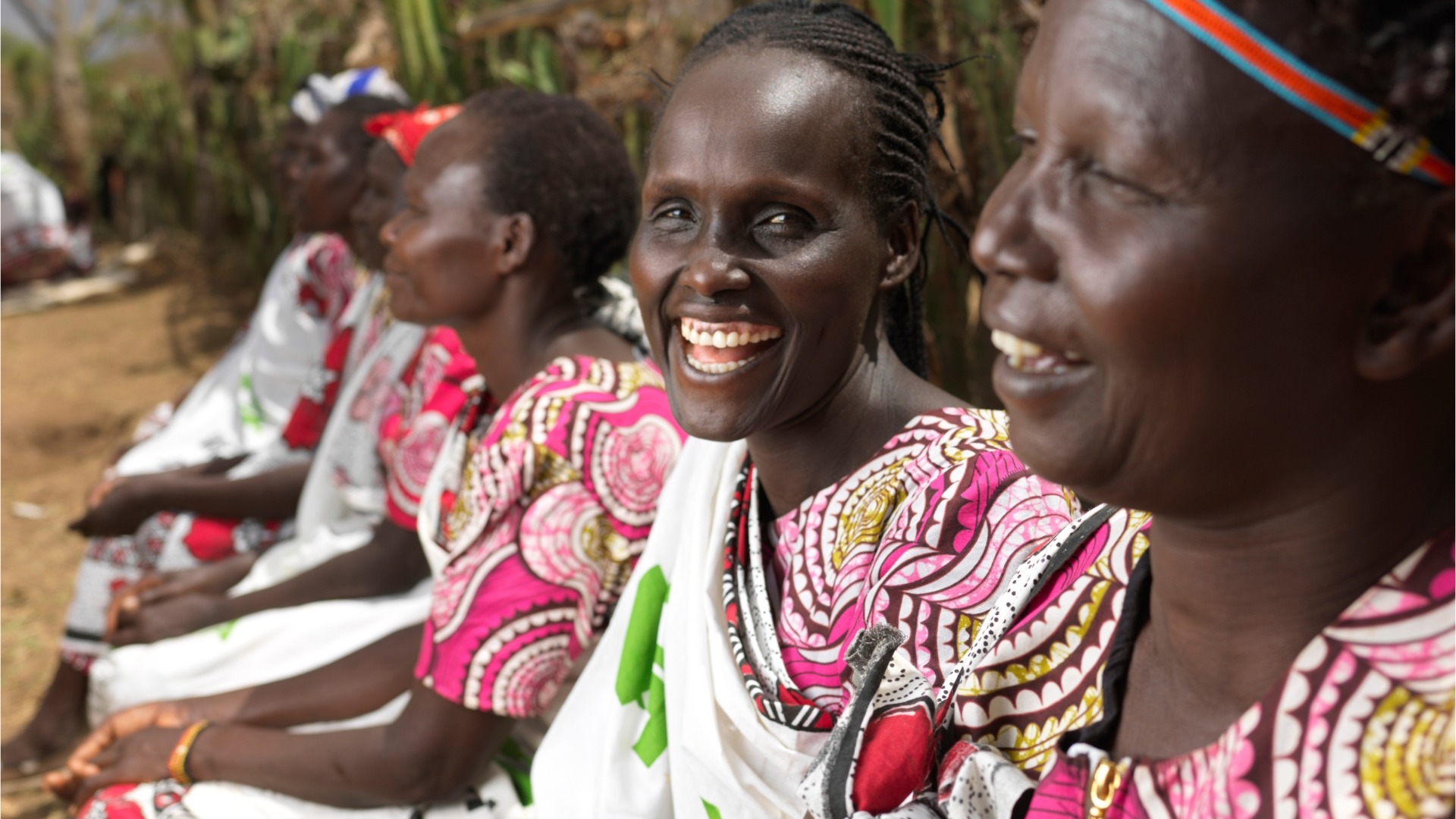 Rosina Chenangat, 38 years old, at the Mother-Mother Group of Kapkitony Village in West Pokot, Kenya.