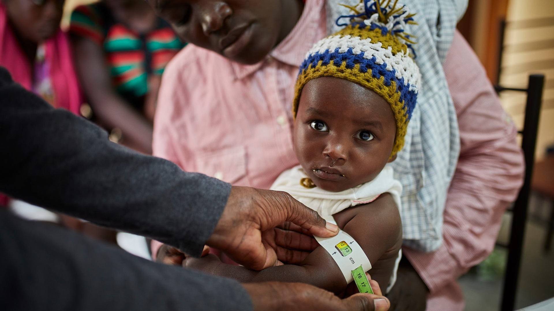 Measuring a child’s mid-upper arm circumference with a color-coded, graduated band is a cheap and simple way to detect undernutrition.