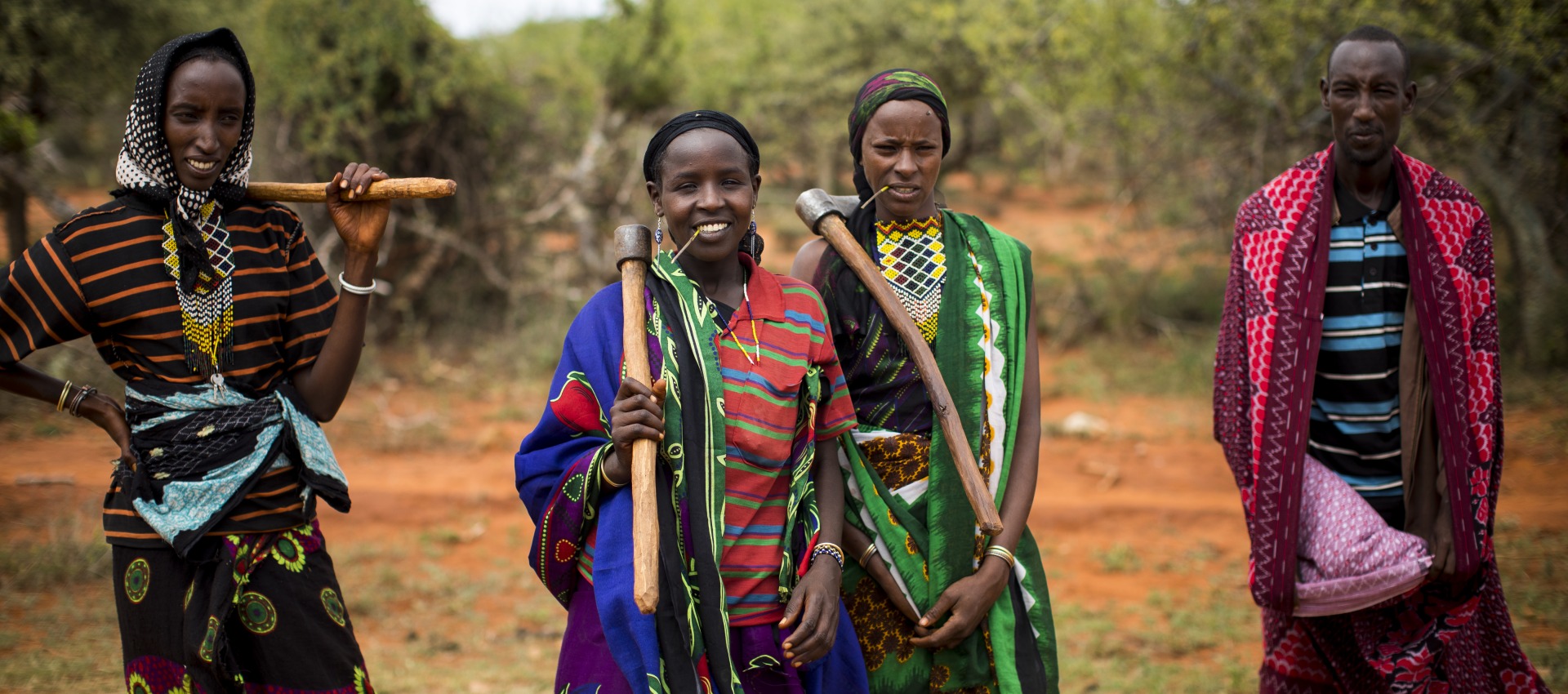 People stand proudly in Southern Ethiopia