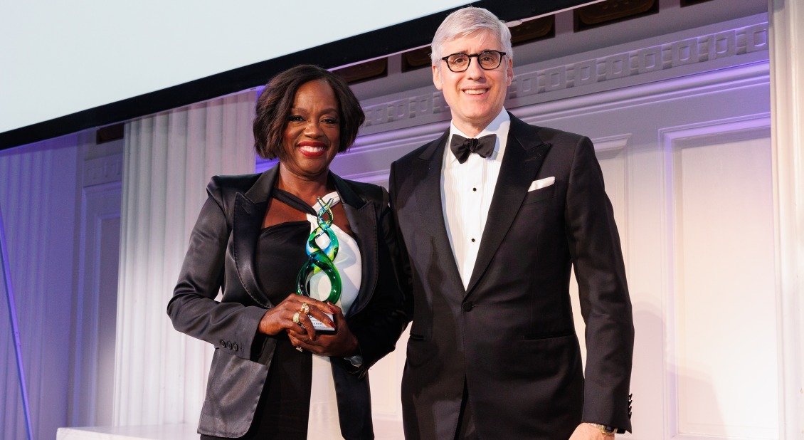 Viola Davis and Mo Rocca at Action Against Hunger's 2024 Gala