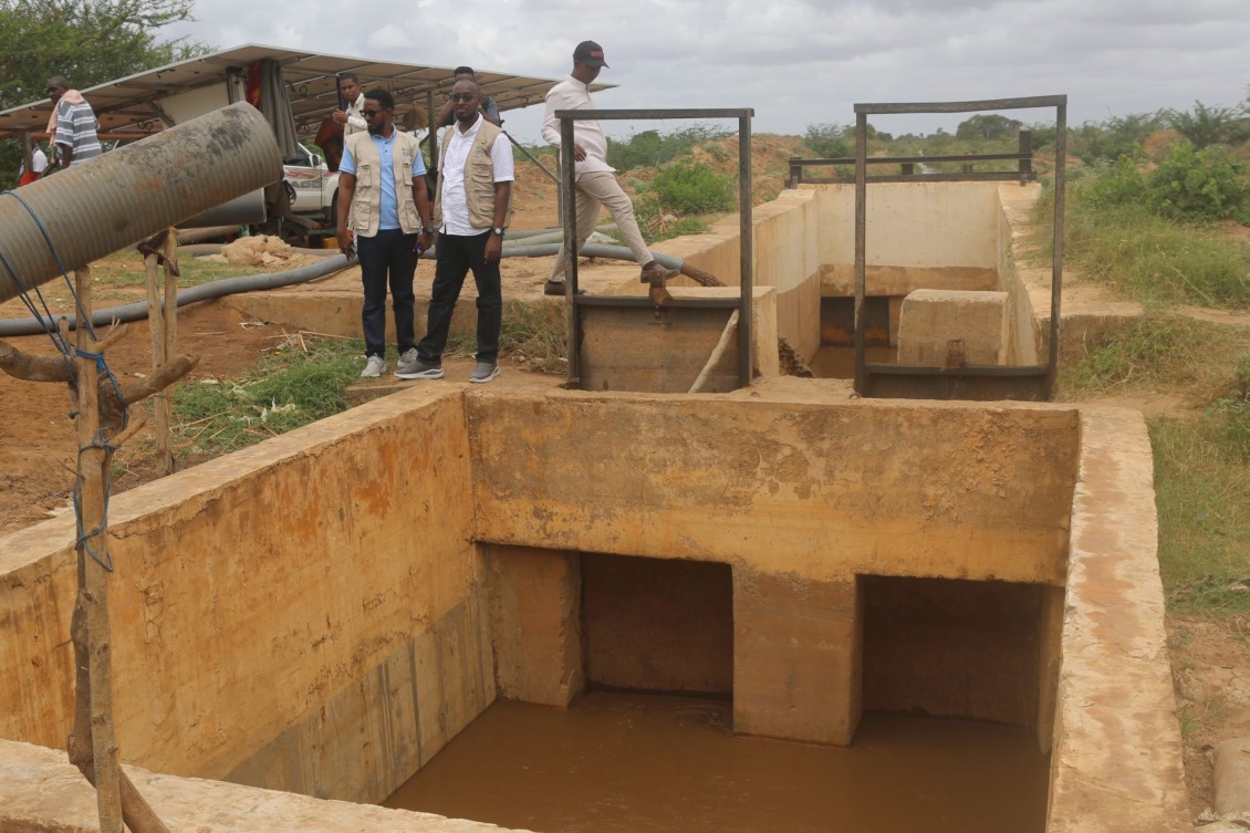 Action Against Hunger rehabilitated canal systems in Jowhar.