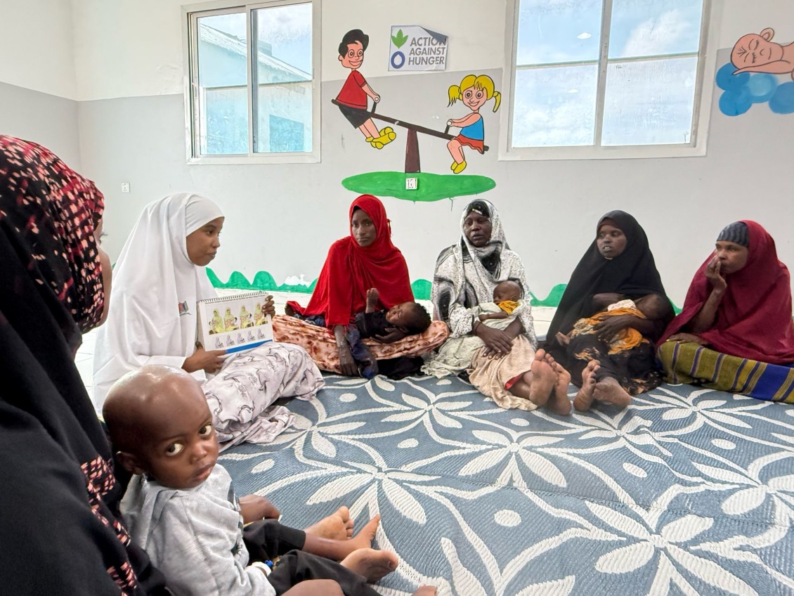 IYCF session at the stabilization area