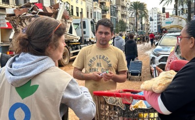 Action Against Hunger responding to the wreckage of Storm Dana in Valencia, Spain in November 2024.