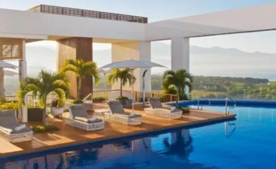 A luxury pool in Mexico